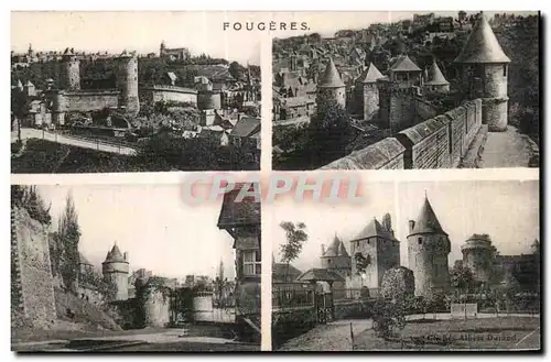 Cartes postales Fougeres Le chateau