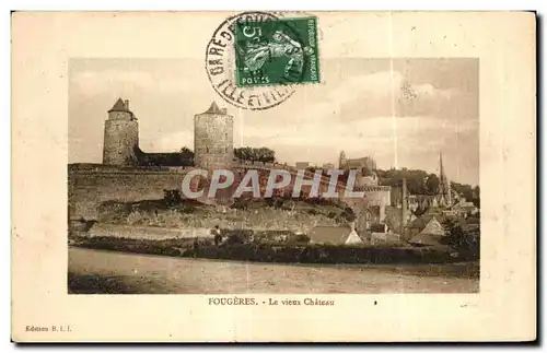 Cartes postales Fougeres Le vieux Chateau