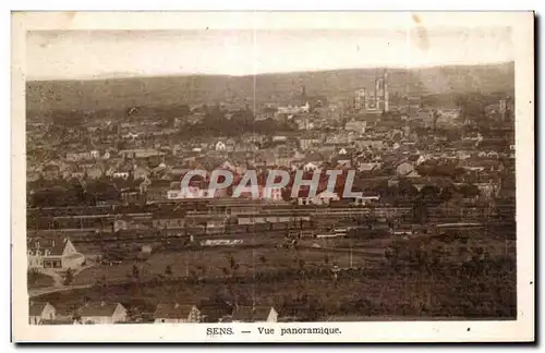 Cartes postales Sens Vue Panoramique