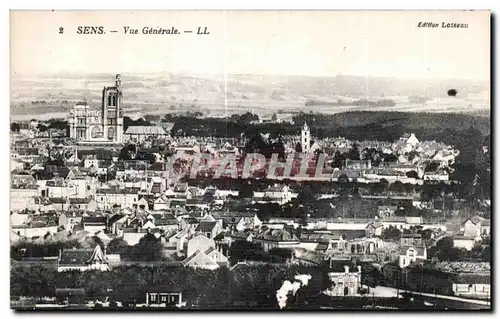 Cartes postales Sens Vue Generale