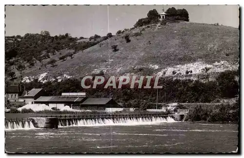 Moderne Karte Sens (Yonne) La Chapelle St Bond et le Barrage