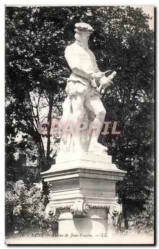 Cartes postales Sens Statue de Jean Cousin