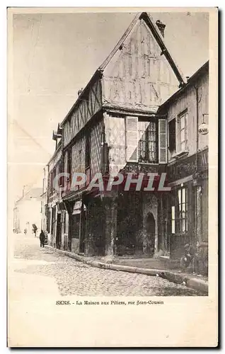 Cartes postales Sens La Maison aux Piliers rue Jean Cousin