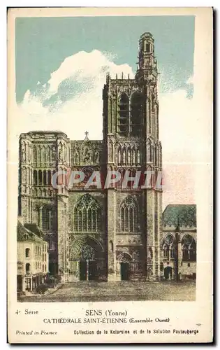 Cartes postales Sens (Yonne) Cathedrale Saint Etienne