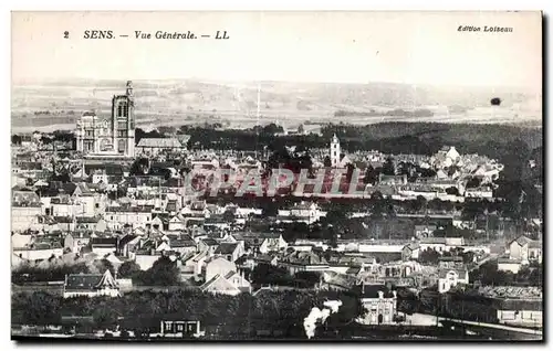 Cartes postales Sens Vue Generale