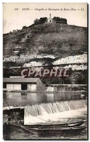 Cartes postales Sens Chapelle et Montagne de Saint Bon