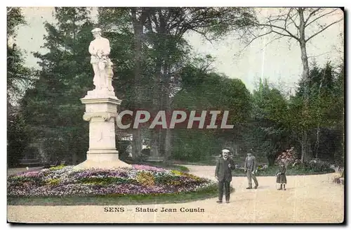 Cartes postales Sens Statue Jean Cousin