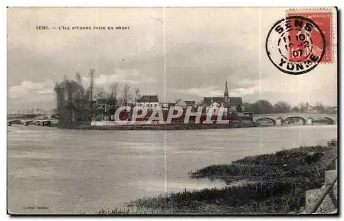 Cartes postales Sens L Ile D Yonne Prise En Amont