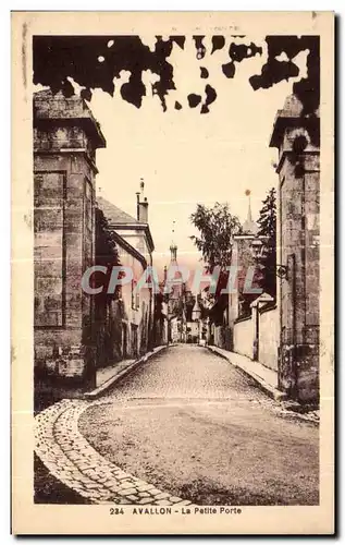 Cartes postales Avallon La Petite Porte