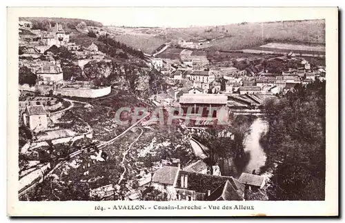 Cartes postales Avallon Cousin Laroche Vue des Alleux