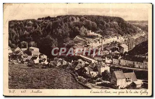 Cartes postales Avallon Cousin le Lout vue prise de la cote Gally