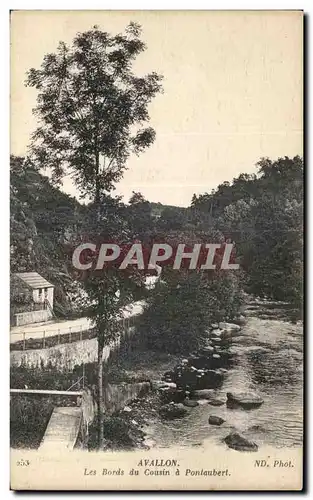 Cartes postales Avallon Les Bords du Cousin a Pontaubert