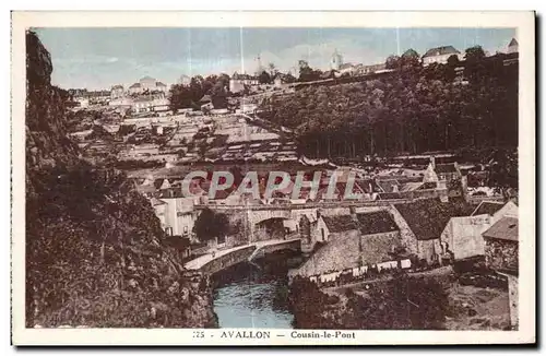 Cartes postales Avallon Cousin le Pont