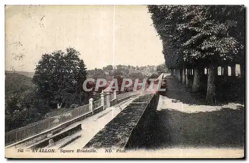 Cartes postales Avallon Square Houdaille