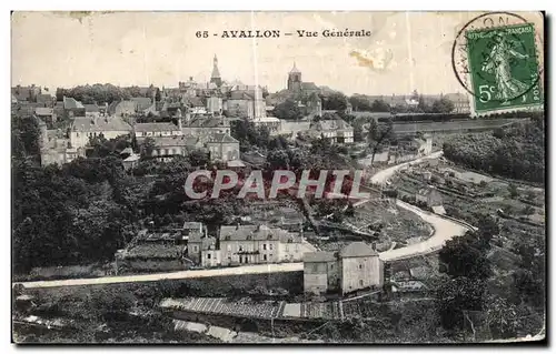 Cartes postales Avallon Vue generale