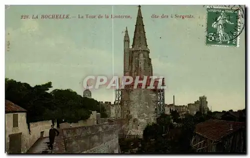 Ansichtskarte AK La Rochelle La Tour de la Lanterne dite des Sergents