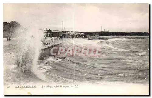 Ansichtskarte AK La Rochelle La Plage effet de Vague