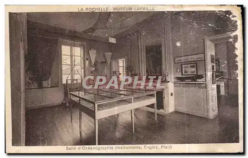 Cartes postales La Rochelle Museum Lafaille Salle d oceanographie