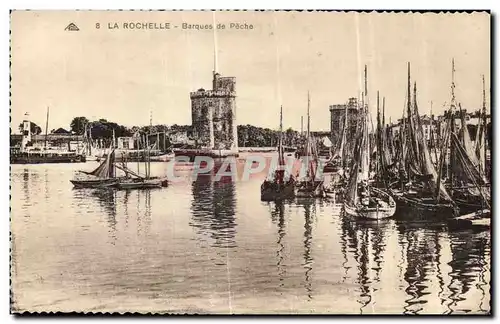 Cartes postales La Rochelle Barques de Peche Bateaux