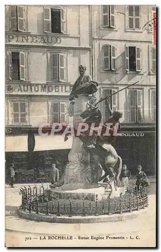 Cartes postales La Rochelle Statue Eugene Fromentin