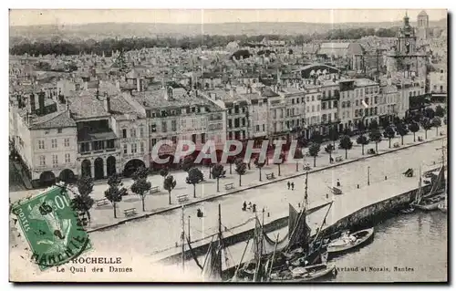 Cartes postales La Rochelle Le Quai des Dames