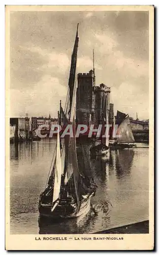 Cartes postales La Rochelle La Tour Saint Nicolas Bateau