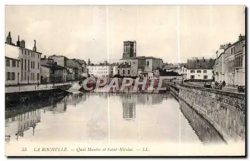 Cartes postales La Rochelle Quai Maubec et Saint Nicolas