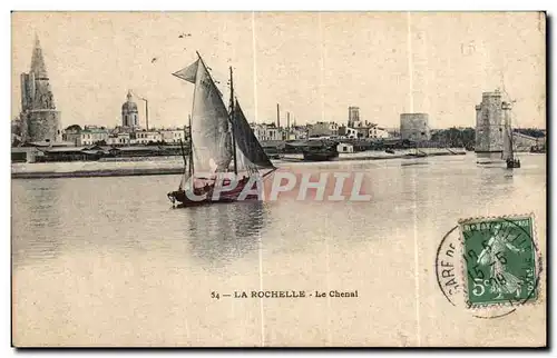 Ansichtskarte AK La Rochelle Le Chenal Bateau