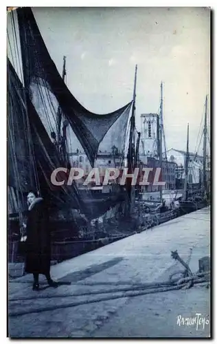 Ansichtskarte AK La Rochelle Port de Vers St Sauveur Bateaux