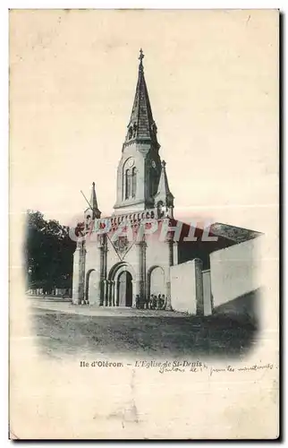 Ansichtskarte AK Ile D Oleron L Eglise de St Denis