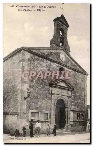 Cartes postales Charente Inf Ile d Oleron St trojan L Eglise