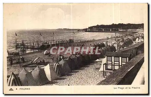 Cartes postales Fouras La Plage et la Piscine