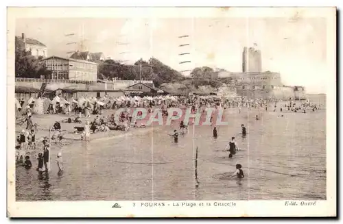 Ansichtskarte AK Fouras La Plage et la Citadelle