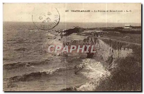 Cartes postales Chatelaillon La Falaise et Brise Lames