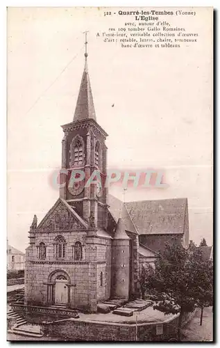 Cartes postales Quarre les Tembes L Eglise