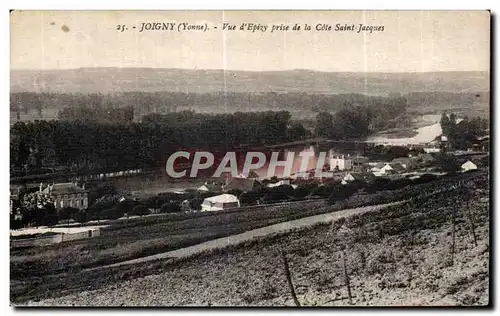 Ansichtskarte AK Joigny Vue d Epizy prise de la Cole Saint Jacques