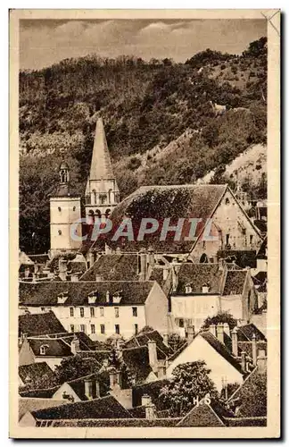 Cartes postales Vermenton L Eglise Au Fond Cote De Bertry