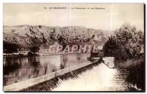 Cartes postales Le Saussois Le Deversoir et les Rochers