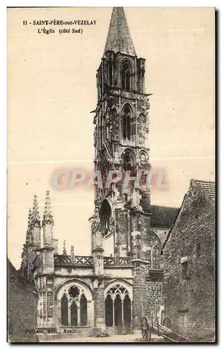 Cartes postales Saint Pere sur Vezelay L Eglise