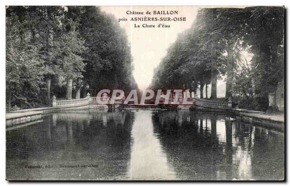 Ansichtskarte AK Chateau de Baillon pres Asnieres Sur Oise La Chute d ...