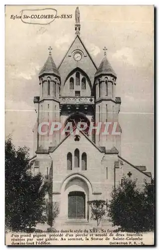 Cartes postales Eglise Ste Colombe les Sens