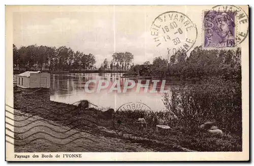 Ansichtskarte AK Paysage des Bords de I Yonne