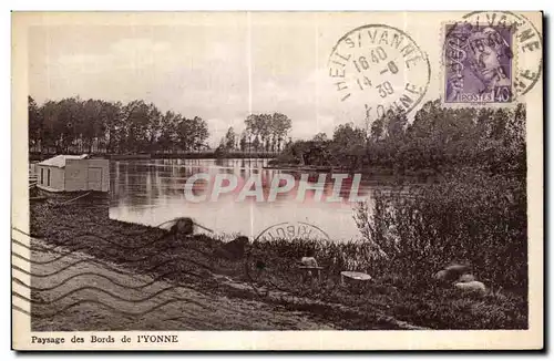 Cartes postales Paysage des Bords de I Yonne