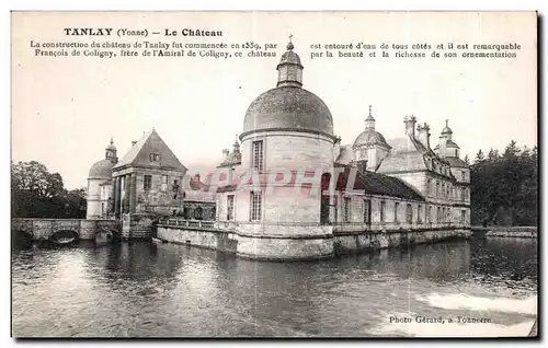 Cartes postales Tanlay(Yonne) La Construction du Chateau de Tanlay fut Commencee en par Francois de Coligny frer