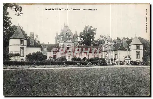 Cartes postales Malicorne Le Chateau d Hautefeuille