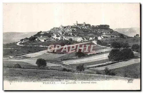 Cartes postales Vezelay Vue general General view