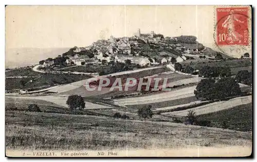 Cartes postales Vezelay Vue generale