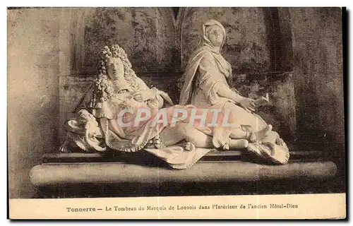 Cartes postales Tonnerre Le Tombeau du Mareuis de Louvois dans I Interieur de