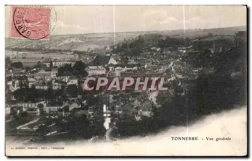 Cartes postales Tonnerre Vue generale