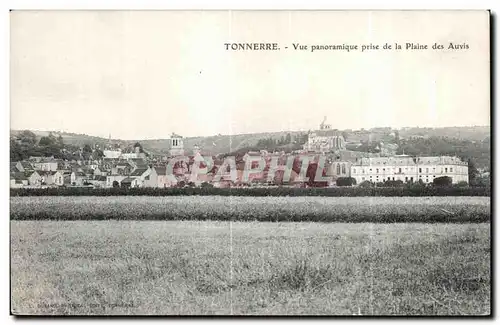 Cartes postales Tonnerre Vue panoramique prise de la Plaine des Auvis